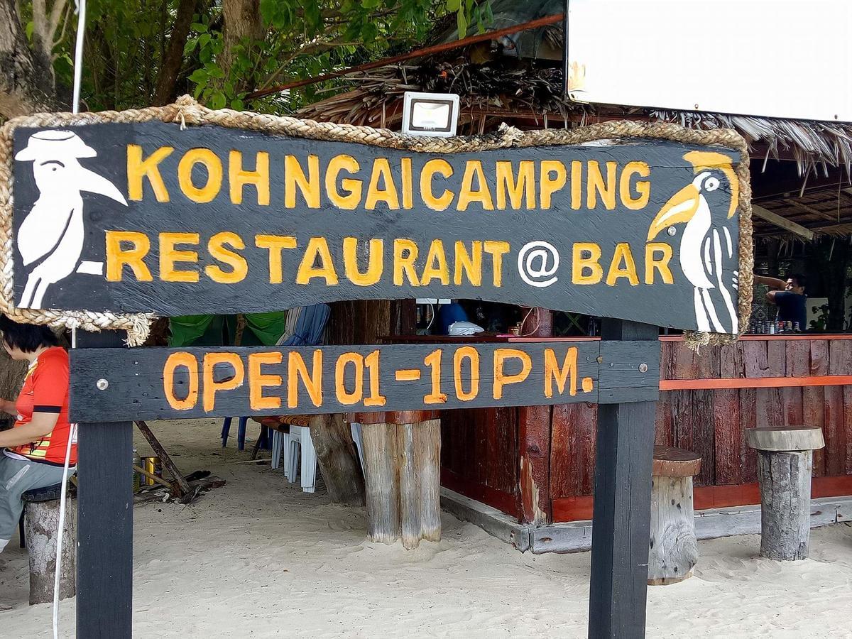 Koh Ngai Camping Restaurant @ Bar Eksteriør bilde